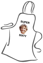 Apron 60th birthday party design print